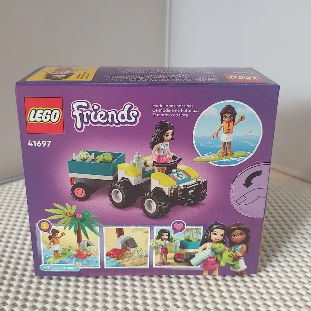 Lego Friends 41697 Turtle Protection Vehicle Building Toy
